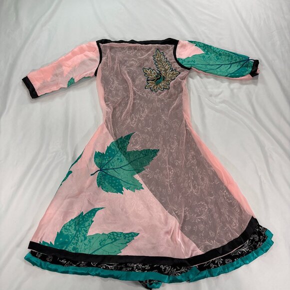 Zola Earthly Fashions Multicolor Hand Beaded Indian Dress           Lot A - Picture 6 of 8